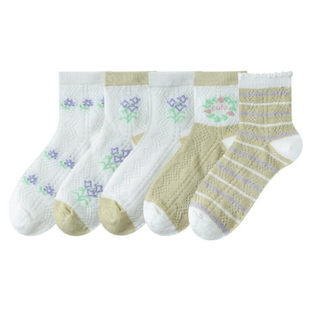 Chenyuanyuan Toddler Socks Socks Floor Socks Summer Cotton Socks Cartoon Thin Breathable Autumn Solid Fashion 5pcs Size 1-4 Years
Chenyuanyuan Toddler Socks Socks Floor Socks Summer Cotton Socks Cartoon Thin Breathable Autumn Solid Fashion 5pcs Size 1-4 Years