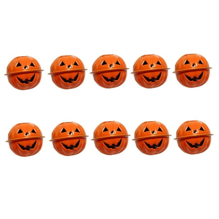 10PCS Halloween Pumpkin Bells with Hole Halloween Accessories Metal Pumpkin Pendant for Christmas Tree
10PCS Halloween Pumpkin Bells with Hole Halloween Accessories Metal Pumpkin Pendant for Christmas Tree