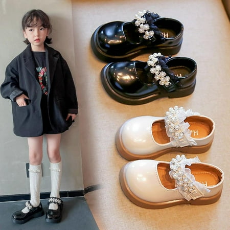 GYRATEDREAM Toddler Little Girls Mary Jane Ballet Flats Dress Shoes 2-9 Years