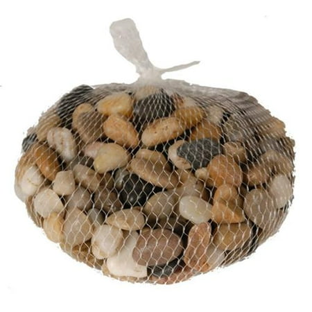 Bag of Assorted Natural River Rock Pebbles 36 oz. - Walmart.com