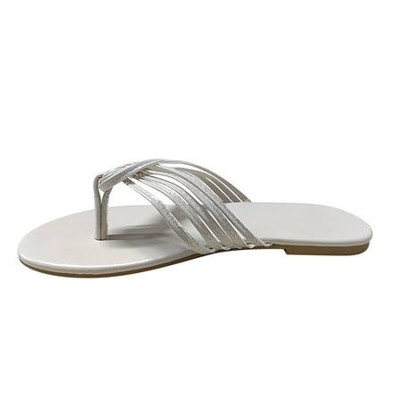 CYMMPU Women s Slippers Women s Leisure Holiday Cross Strap Flip Flops Flat Bottom Outer Beach Slippers
CYMMPU Women s Slippers Women s Leisure Holiday Cross Strap Flip Flops Flat Bottom Outer Beach Slippers