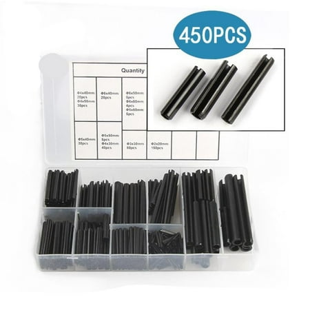 GLFILL Roll Pin Assortment Set Slotted Metric Spring Pins Split Expansion Pins