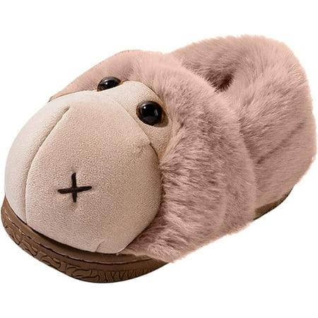 QWZNDZGR Newborn Infant Baby Boy Girl Cute Cartoon Slipper Ultra-light Cartoon Slipper Slip-on Home Shoes Warm House Slippers