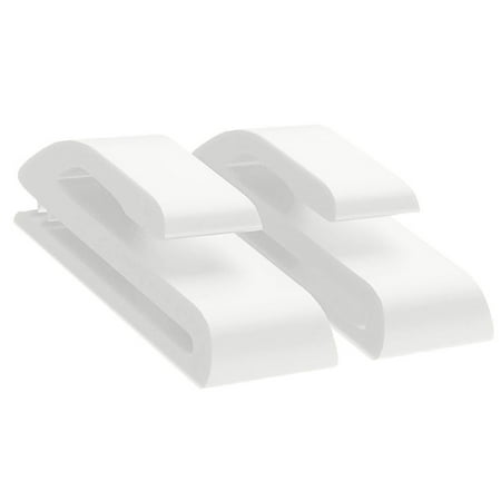 2pcs Mask Holder Helmet Clip Black Mask Clip Wonderful Craftsmanship Helmet Clip Helmets Masks Clamps Fixing Accessories White