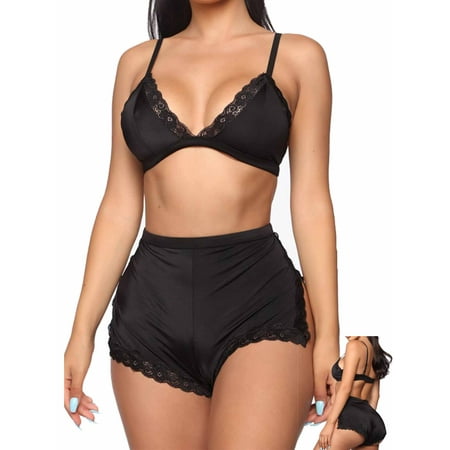 Loalirando 2 Pcs Womens Nice Lingerie Sets Lace Top Bra Ladies Thong Underwear Set Nightwear Sleepwear
Loalirando 2 Pcs Womens Nice Lingerie Sets Lace Top Bra Ladies Thong Underwear Set Nightwear Sleepwear