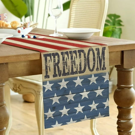 Giyblacko Decorative Table BannerIndependence Day Kitchen Dining Table For Farmhouse Coffee Holiday Indoor Party Decor
Giyblacko Decorative Table BannerIndependence Day Kitchen Dining Table For Farmhouse Coffee Holiday Indoor Party Decor
