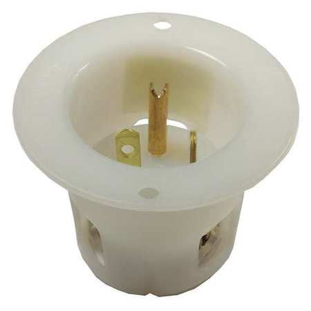 UPC 783585174402 product image for HUBBELL WIRING DEVICE-KELLEMS Flanged Inlet,20A,5-20R,125V HBL5378C | upcitemdb.com