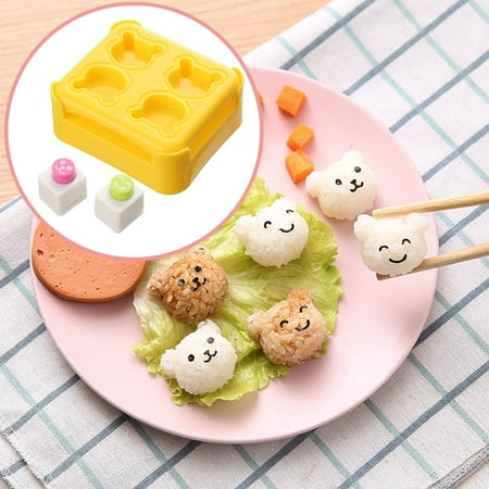 Bear Model DIY Rice Dough Sushi Mold Mould Creative Funny Party Decor Cake moulds set baking silicone round shapes adjustable
Bear Model DIY Rice Dough Sushi Mold Mould Creative Funny Party Decor Cake moulds set baking silicone round shapes adjustable