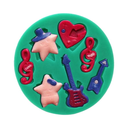 BOOYOU Creative Guitar Notes Piano Silicone Mold 3D Cake Fondant Molds Candy Molds 
BOOYOU Creative Guitar Notes Piano Silicone Mold 3D Cake Fondant Molds Candy Molds