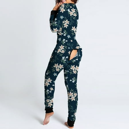 MRULIC pajamas for women Women Print Long Sleeve Button Flap Nightwear Jumpsuit Bodysuit Playsuit Romper Green + XXL
MRULIC pajamas for women Women Print Long Sleeve Button Flap Nightwear Jumpsuit Bodysuit Playsuit Romper Green + XXL