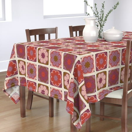 Cotton Sateen Tablecloth 70 x 144 - Knitting Lilac Lavender Red Orange Boho Dark Gold Print Custom Table Linens by Spoonflower
Cotton Sateen Tablecloth 70 x 144 - Knitting Lilac Lavender Red Orange Boho Dark Gold Print Custom Table Linens by Spoonflower
