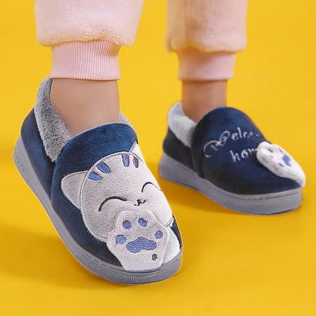 〖TOTO〗Girls Slippers Kids Children S Boys Girls Winter Slippers Cartoon Cat Non-Slip Shoes Indoor Home Warm And Cute Cotton Slippers
〖TOTO〗Girls Slippers Kids Children S Boys Girls Winter Slippers Cartoon Cat Non-Slip Shoes Indoor Home Warm And Cute Cotton Slippers