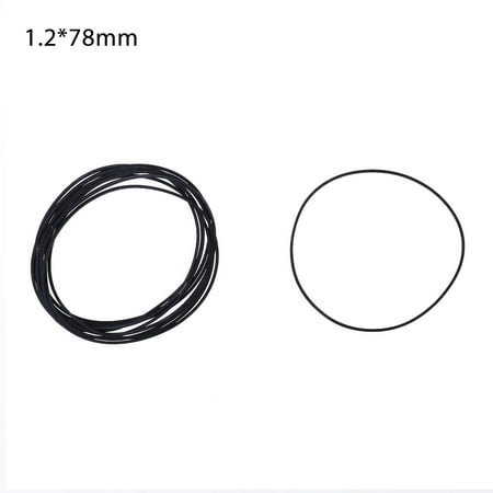 JUNTEX 10Pcs 1.2mm Universal Cassette Tape Machine Belts Assorted Common Square Rubber Belt for CD DVD Recorders Walkman
JUNTEX 10Pcs 1.2mm Universal Cassette Tape Machine Belts Assorted Common Square Rubber Belt for CD DVD Recorders Walkman