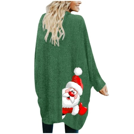 Randolph Women s Christmas Print Cardigan Women s Solid Color Long Sleeve Christmas Cardigan Pure Mid-length Cardigan
Randolph Women s Christmas Print Cardigan Women s Solid Color Long Sleeve Christmas Cardigan Pure Mid-length Cardigan