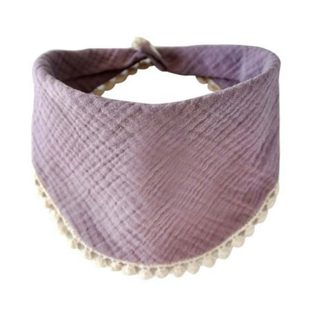 Binmer Baby Gauze Saliva Towel Baby Muslim Double Bib Baby Eating Pocket