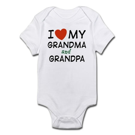 CafePress - I Love My Grandma And Grandpa Infant Bodysuit - Baby Light Bodysuit 
CafePress - I Love My Grandma And Grandpa Infant Bodysuit - Baby Light Bodysuit