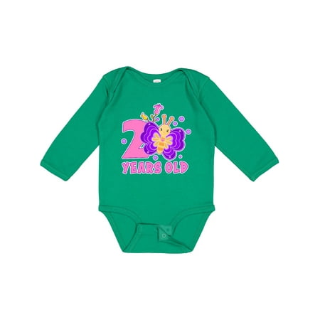Inktastic 2 Years Old with Butterfly and Flowers Gift Baby Girl Long Sleeve Bodysuit
Inktastic 2 Years Old with Butterfly and Flowers Gift Baby Girl Long Sleeve Bodysuit