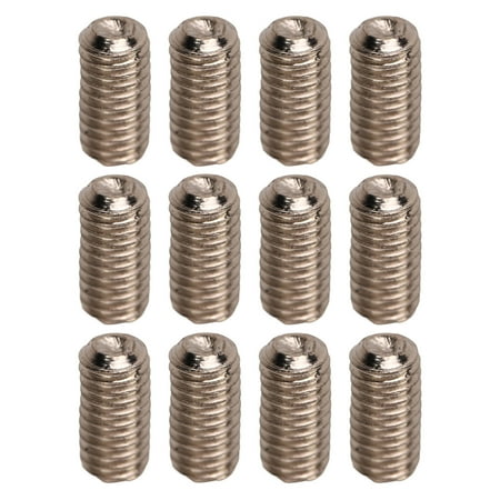 Electric Guitar Bridge Screw Kit No Burr Sturdy 12Pcs Metal Guitar Bridge Screw Set Clean Thread Cut For Music Class Black Silver
Electric Guitar Bridge Screw Kit No Burr Sturdy 12Pcs Metal Guitar Bridge Screw Set Clean Thread Cut For Music Class Black Silver