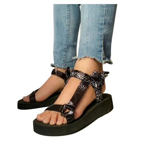 Aayomet Wedge Sandals for Women Printed Fashion Cashew Hook&Loop Flat Flower Women s Beach Sandals Casual Women s sandals Black 9.5
Aayomet Wedge Sandals for Women Printed Fashion Cashew Hook&Loop Flat Flower Women s Beach Sandals Casual Women s sandals Black 9.5