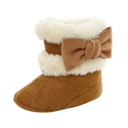 Qcmgmg Winter Infant Baby Boots Toddler 0-18M Fleece Lined Slippers Children Bow Non-Slip First Walkers
Qcmgmg Winter Infant Baby Boots Toddler 0-18M Fleece Lined Slippers Children Bow Non-Slip First Walkers