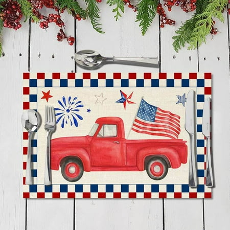 Household Antependium Promotion Sale! Nomeni Independence Day Star Placemats American Flag Patriotic Decorative Placemats for Dinner Parties Home Decor Clearance Sale
Household Antependium Promotion Sale! Nomeni Independence Day Star Placemats American Flag Patriotic Decorative Placemats for Dinner Parties Home Decor Clearance Sale