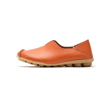 Daeful Women Loafers Slip On Flats Leather Driving Shoes Work Breathable Non-Slip Comfort Casual Shoe Orange 8.5
Daeful Women Loafers Slip On Flats Leather Driving Shoes Work Breathable Non-Slip Comfort Casual Shoe Orange 8.5