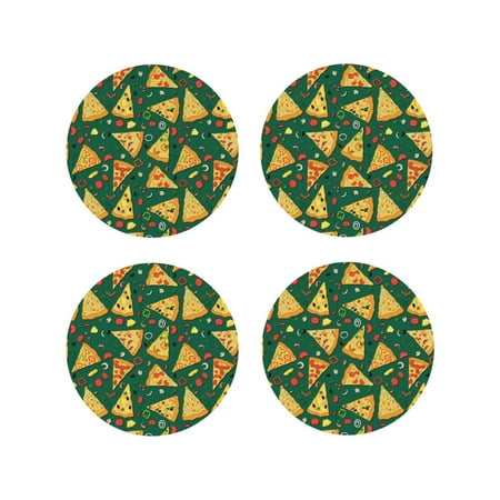 Leather Coasters with Heat-resistant for Drinks Cute Pizza Food -标题2 Round Shape
Leather Coasters with Heat-resistant for Drinks Cute Pizza Food -标题2 Round Shape