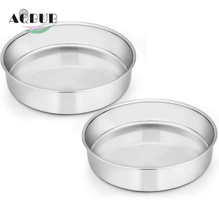 Cake Pan 2 sets stainless steel round cake pan non-toxic and healthy mirror finish and dishwasher safe
Cake Pan 2 sets stainless steel round cake pan non-toxic and healthy mirror finish and dishwasher safe