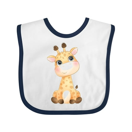 Inktastic Baby Giraffe Gift Baby Boy or Baby Girl Bib