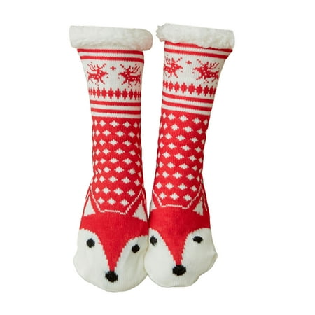 Yamaler 1 Pair Floor Socks Christmas Theme Stretchy Fuzzy Thickened Non-slip Silicone Cold Resistant Cozy Winter Thermal Women Indoor Home Slipper Sleeping Socks for Xmas
Yamaler 1 Pair Floor Socks Christmas Theme Stretchy Fuzzy Thickened Non-slip Silicone Cold Resistant Cozy Winter Thermal Women Indoor Home Slipper Sleeping Socks for Xmas