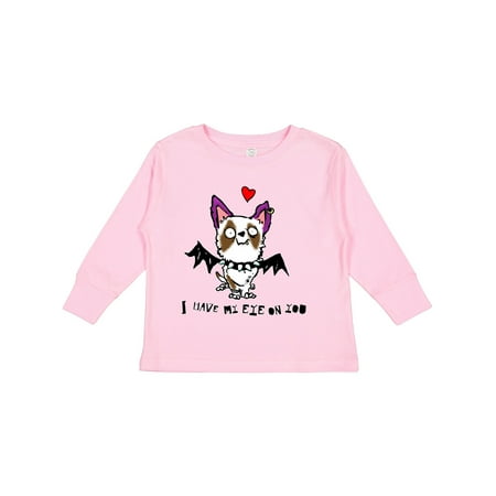 Inktastic Valentine s Day Goth Bat Dog Spaz I Have My Eye on You! Gift Toddler Boy or Toddler Girl Long Sleeve T-Shirt
Inktastic Valentine s Day Goth Bat Dog Spaz I Have My Eye on You! Gift Toddler Boy or Toddler Girl Long Sleeve T-Shirt