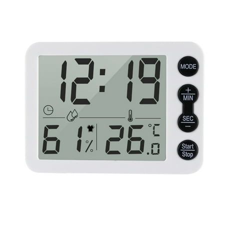 Digital Hygrometer Thermometer Alarm Clock Humidity Room Temperature Meter Gauge Desktop Clock
Digital Hygrometer Thermometer Alarm Clock Humidity Room Temperature Meter Gauge Desktop Clock