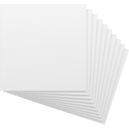 Ekena Millwork 11 3/4 W x 11 3/4 H x 3/8 T PVC Hobby Boards Unfinished (10-Pack)