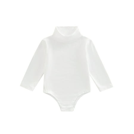 MissiMae Infant Baby Spring Romper Solid Color Long Sleeve Turtleneck High Stretch Jumpsuit for Boys Girls
MissiMae Infant Baby Spring Romper Solid Color Long Sleeve Turtleneck High Stretch Jumpsuit for Boys Girls