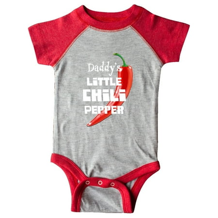 Inktastic Daddy s Little Chili Pepper Gift Baby Boy or Baby Girl Bodysuit