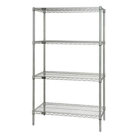 Wire Shelving 4-Shelf Starter Units - Stainless Steel 21 x 60 x 74 in. - Stainless Steel
Wire Shelving 4-Shelf Starter Units - Stainless Steel 21 x 60 x 74 in. - Stainless Steel
