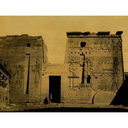 Temple of Isis on the Island of Philae Egypt Poster Print