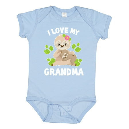 Inktastic Cute Sloth I Love My Grandma with Leaves Gift Baby Boy or Baby Girl Bodysuit
Inktastic Cute Sloth I Love My Grandma with Leaves Gift Baby Boy or Baby Girl Bodysuit