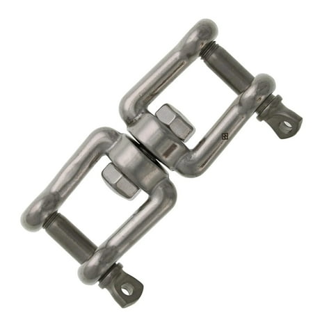 5/16 Stainless Steel Jaw x Jaw Swivel