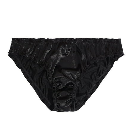 Spdoo Women s Satin Panties Low-Waist Ruffle Milk Silk Underwear Sexy Bikini Briefs Ladies Underpants Lingerie
Spdoo Women s Satin Panties Low-Waist Ruffle Milk Silk Underwear Sexy Bikini Briefs Ladies Underpants Lingerie