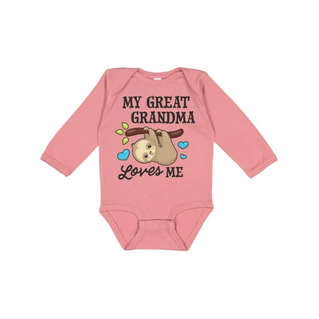 Inktastic My Great Grandma Loves Me with Sloth and Hearts Boys or Girls Long Sleeve Baby Bodysuit
Inktastic My Great Grandma Loves Me with Sloth and Hearts Boys or Girls Long Sleeve Baby Bodysuit