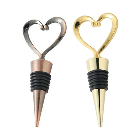 HOMEMAXS 2pcs Bottle Plug Vacuum Sealed Heart Shape Barware Champagne Bottle Stopper Wine Stopper Wedding Gift
HOMEMAXS 2pcs Bottle Plug Vacuum Sealed Heart Shape Barware Champagne Bottle Stopper Wine Stopper Wedding Gift