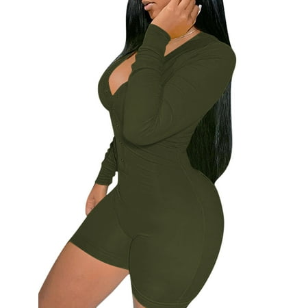 Bebiullo Fall Clothes Streetwear Fashion Women Autumn Winter Long Sleeve Letter Print Bodycon Sportswear Romper Playsuit Jumpsuit Army Green XL
Bebiullo Fall Clothes Streetwear Fashion Women Autumn Winter Long Sleeve Letter Print Bodycon Sportswear Romper Playsuit Jumpsuit Army Green XL