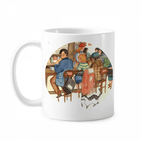 Miaoji Painting Cat Restaurant Catch Rat Mug Pottery Cerac Coffee Porcelain Cup Tableware
Miaoji Painting Cat Restaurant Catch Rat Mug Pottery Cerac Coffee Porcelain Cup Tableware