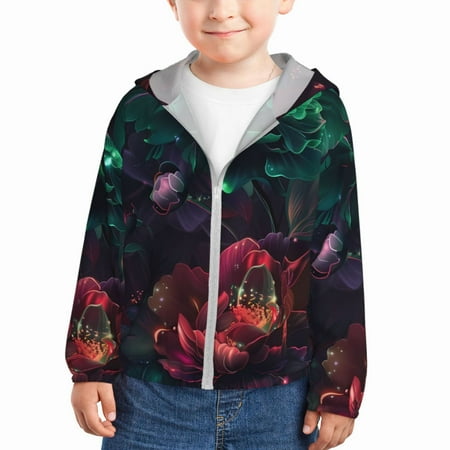 Lukts Red And Green Carnation Print Children s Long-Sleeved Sun Protection Clothing Hooded Sweatshirts for Boys and Girls Outdoor Sports-4 Years
Lukts Red And Green Carnation Print Children s Long-Sleeved Sun Protection Clothing Hooded Sweatshirts for Boys and Girls Outdoor Sports-4 Years