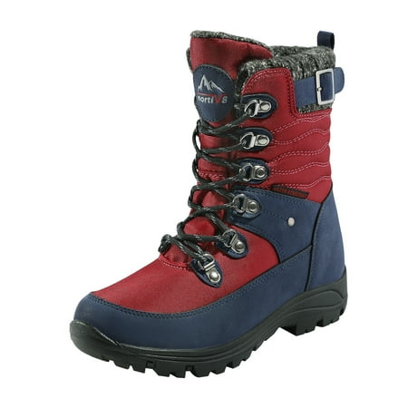 NORTIV 8 Womens Fashion Warm Boots Lace Up Mid Calf Boots HEAVENLY NAVY/RED Size 7.5
NORTIV 8 Womens Fashion Warm Boots Lace Up Mid Calf Boots HEAVENLY NAVY/RED Size 7.5