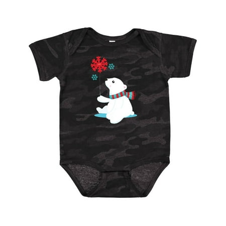 Inktastic Polar Bear With A Scarf White Bear Snowflakes Gift Baby Boy or Baby Girl Bodysuit
Inktastic Polar Bear With A Scarf White Bear Snowflakes Gift Baby Boy or Baby Girl Bodysuit