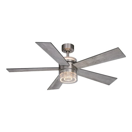 Ashford Brushed Nickel Ceiling Fan with Dual LED Light Kits and Remote 
Ashford Brushed Nickel Ceiling Fan with Dual LED Light Kits and Remote