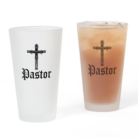 CafePress - Pastor - Pint Glass, Drinking Glass, 16 oz. CafePress