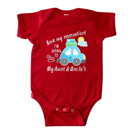 Inktastic Book my Reservation! I m Going To My Aunt and Uncle s Gift Baby Boy or Baby Girl Bodysuit
Inktastic Book my Reservation! I m Going To My Aunt and Uncle s Gift Baby Boy or Baby Girl Bodysuit
